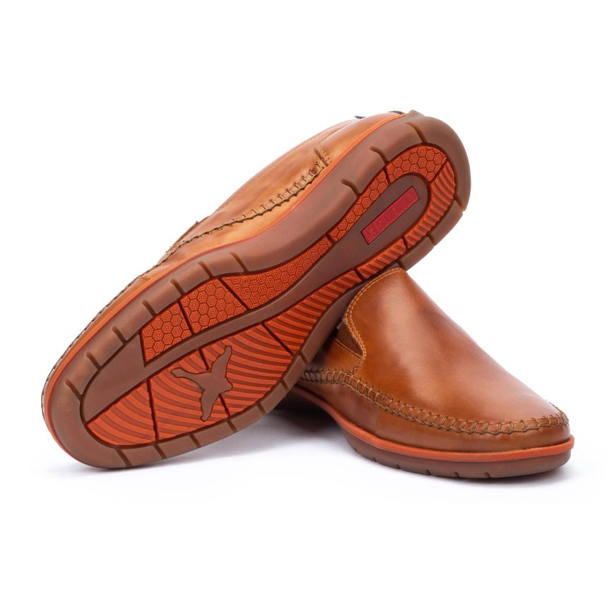 Men's Pikolinos MARBELLA Moccasins Brown | NZ I05821A